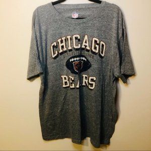 NFL Gray Distressed Chicago Bears Tee